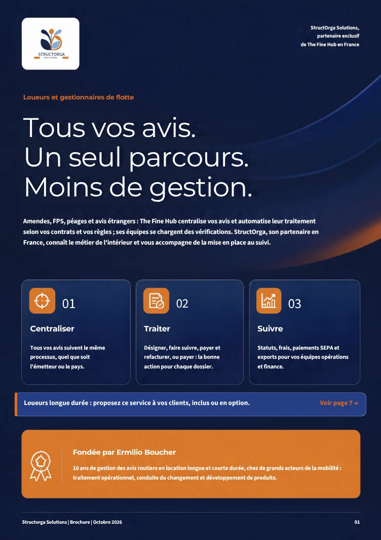 Couverture de la brochure StructOrga
